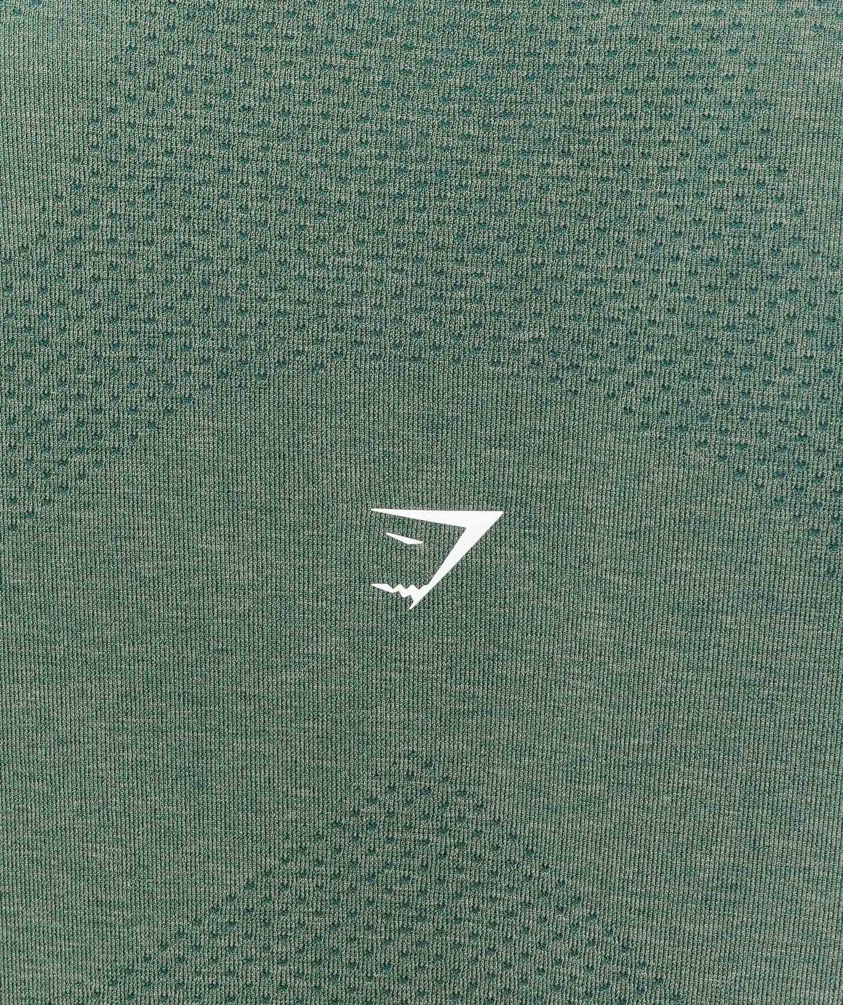 Vital Seamless Light Long Sleeve Top - Obsidian Green Marl — imagem 5