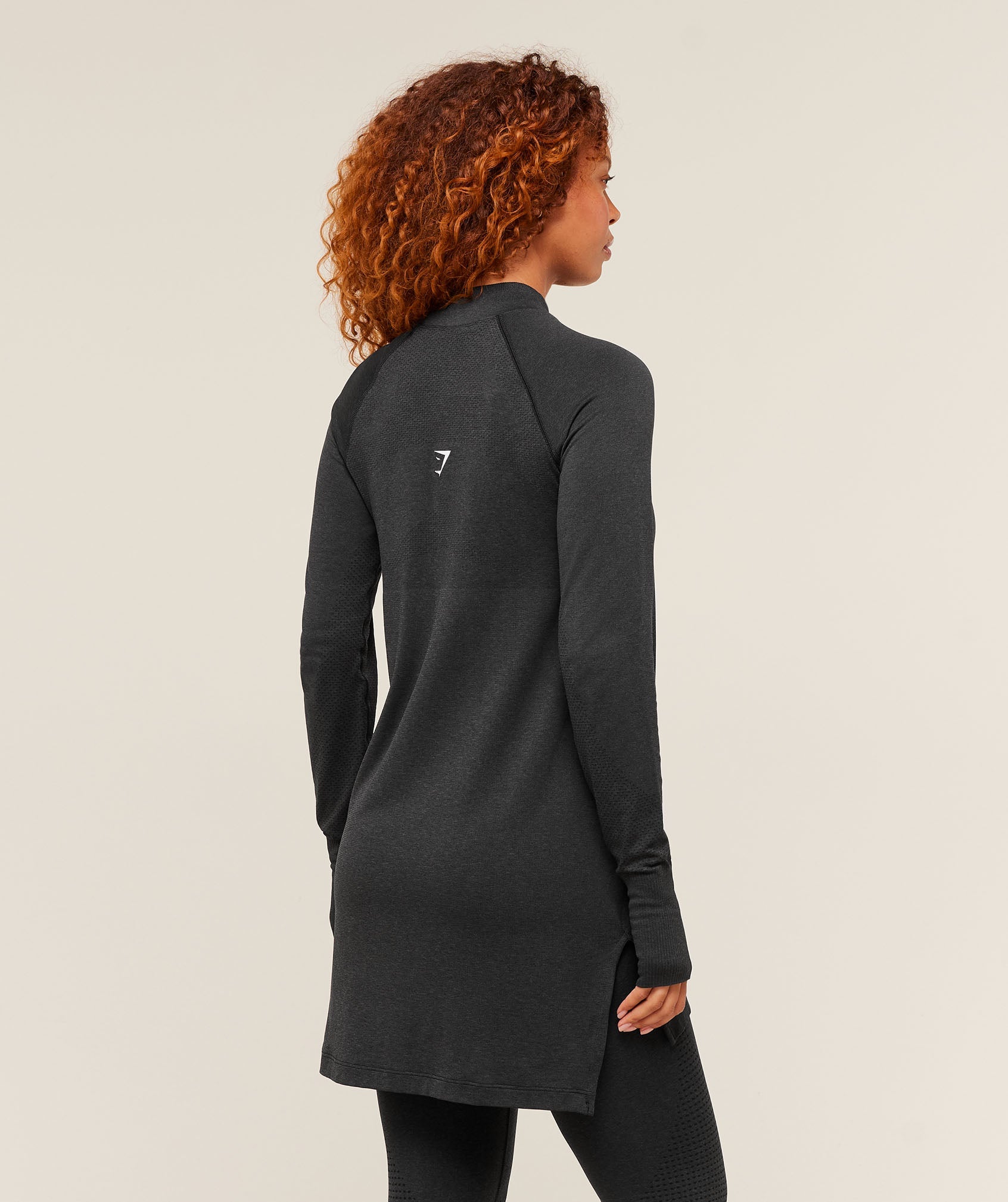 Vital Long Line Top - Black Marl — imagem 2