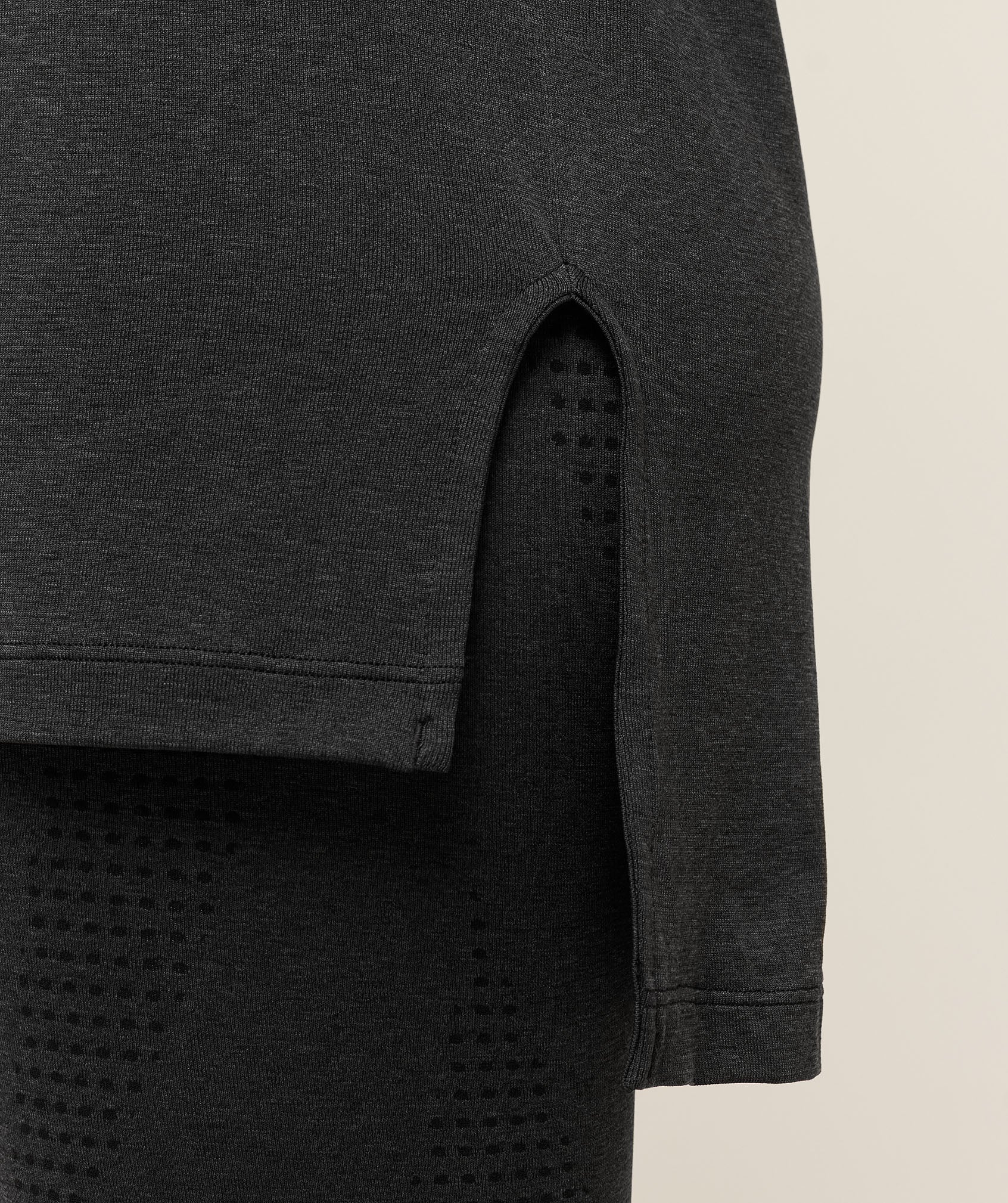 Vital Long Line Top - Black Marl — imagem 7