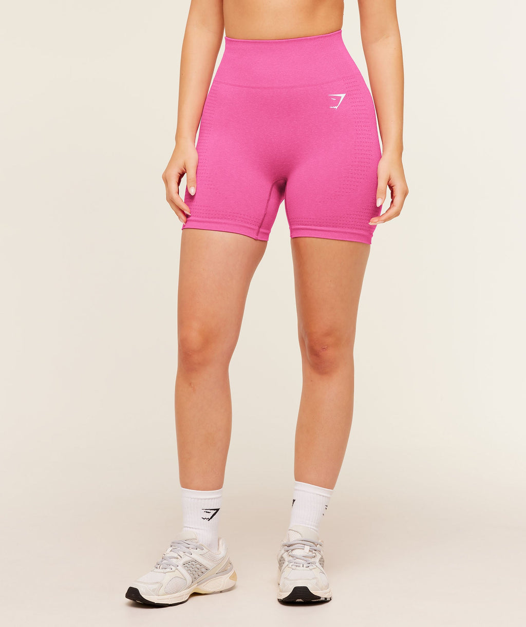 Vital Seamless Shorts - Super-Set Pink/Marl — imagem 1