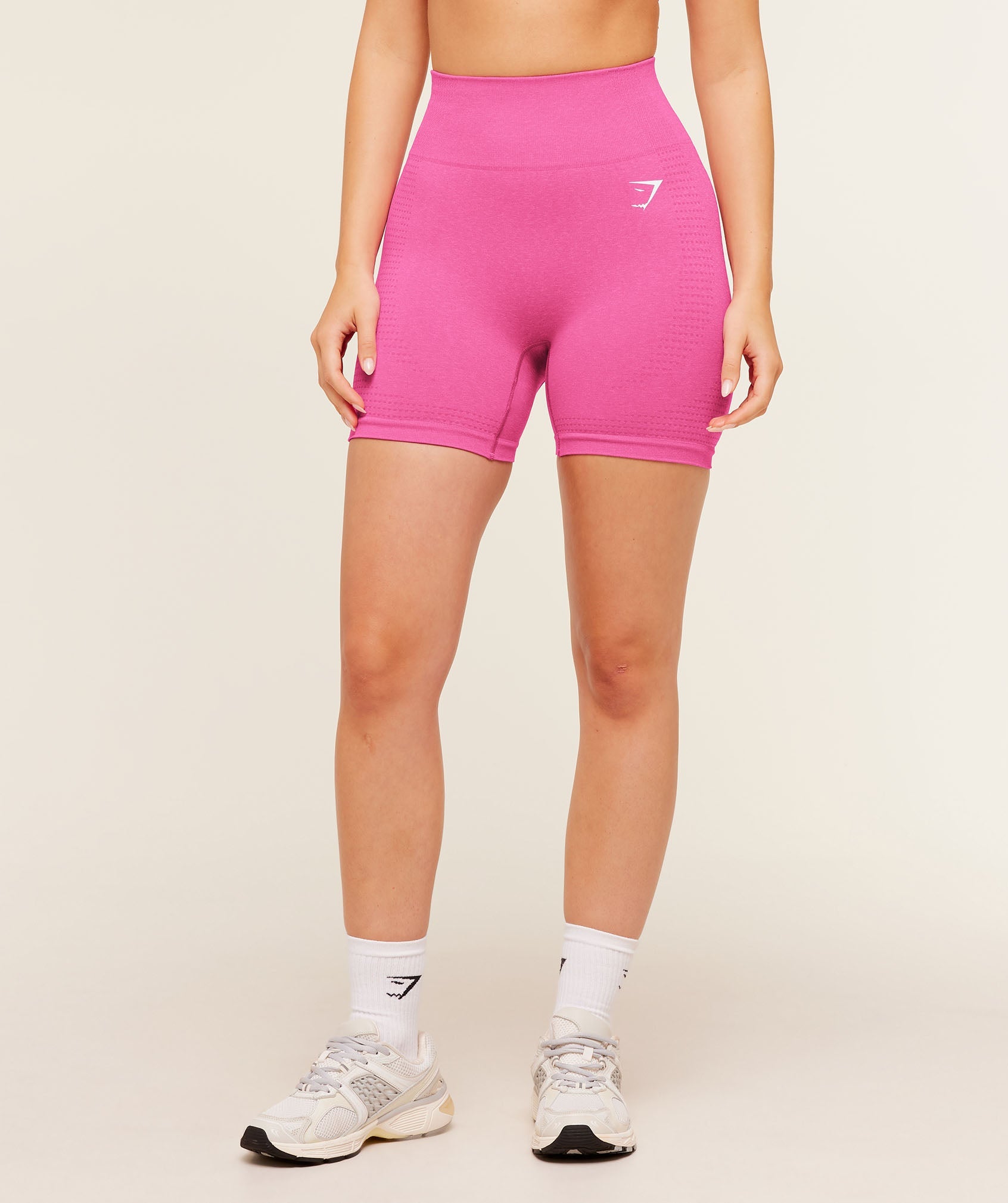 Vital Seamless Shorts - Super-Set Pink/Marl — imagem 1
