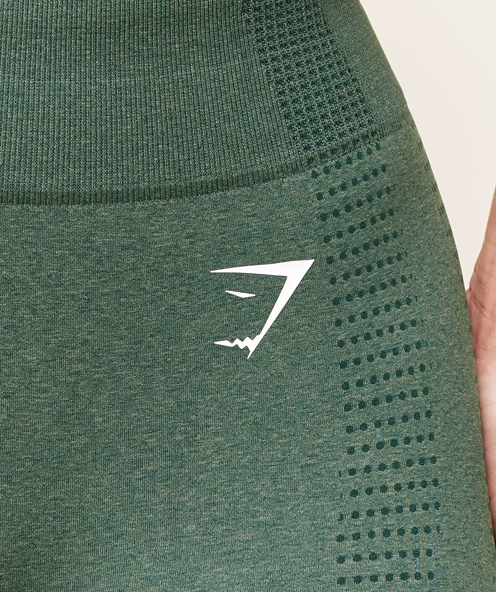 Vital Seamless Shorts - Dark Green Marl — imagem 6