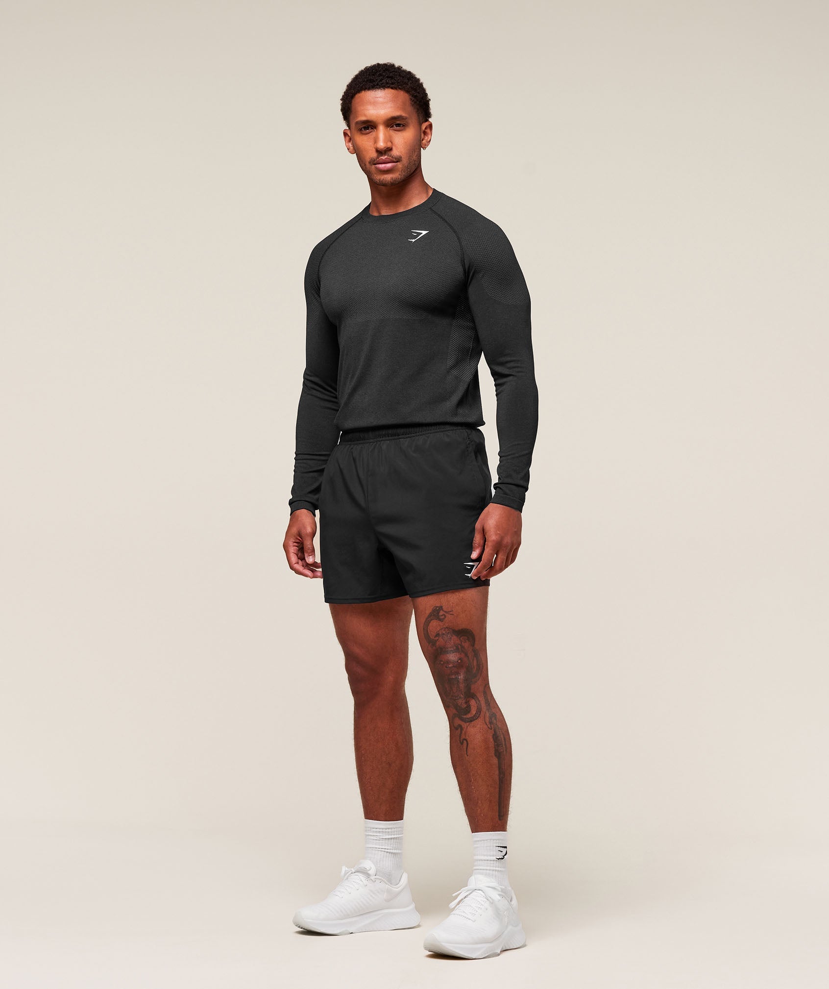 Vital Long Sleeve T-Shirt - Black/Silhouette Grey — imagem 5