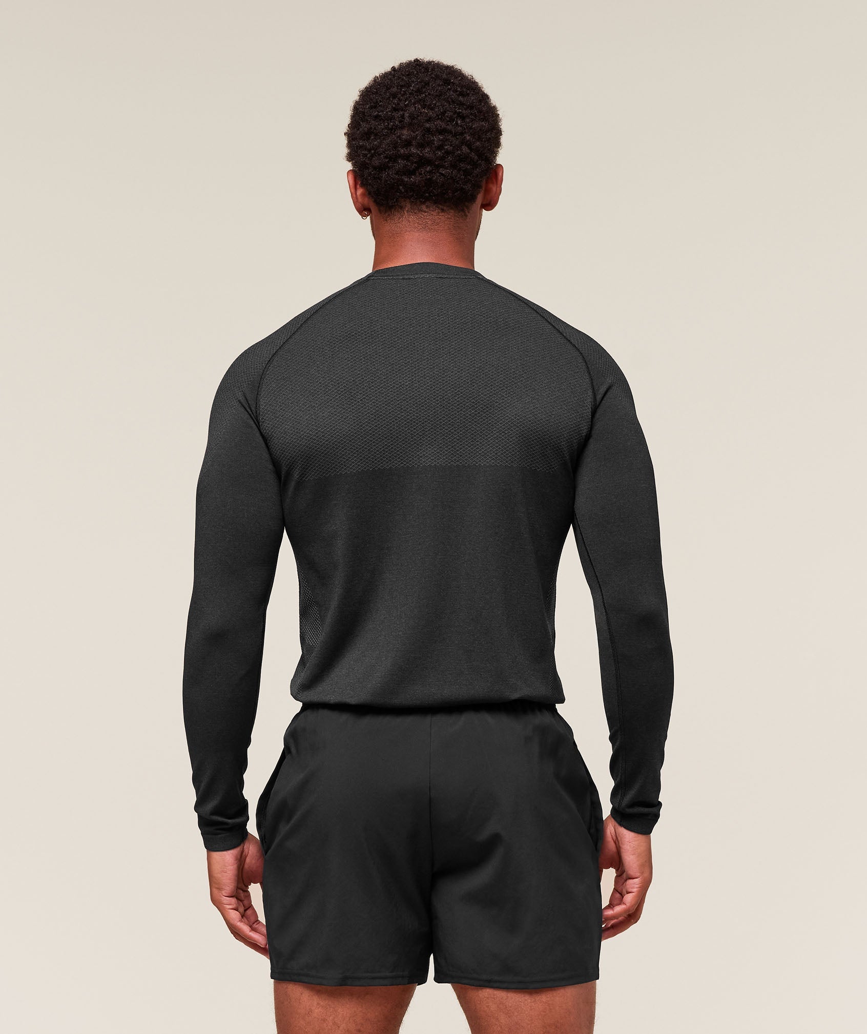 Vital Long Sleeve T-Shirt - Black/Silhouette Grey — imagem 2