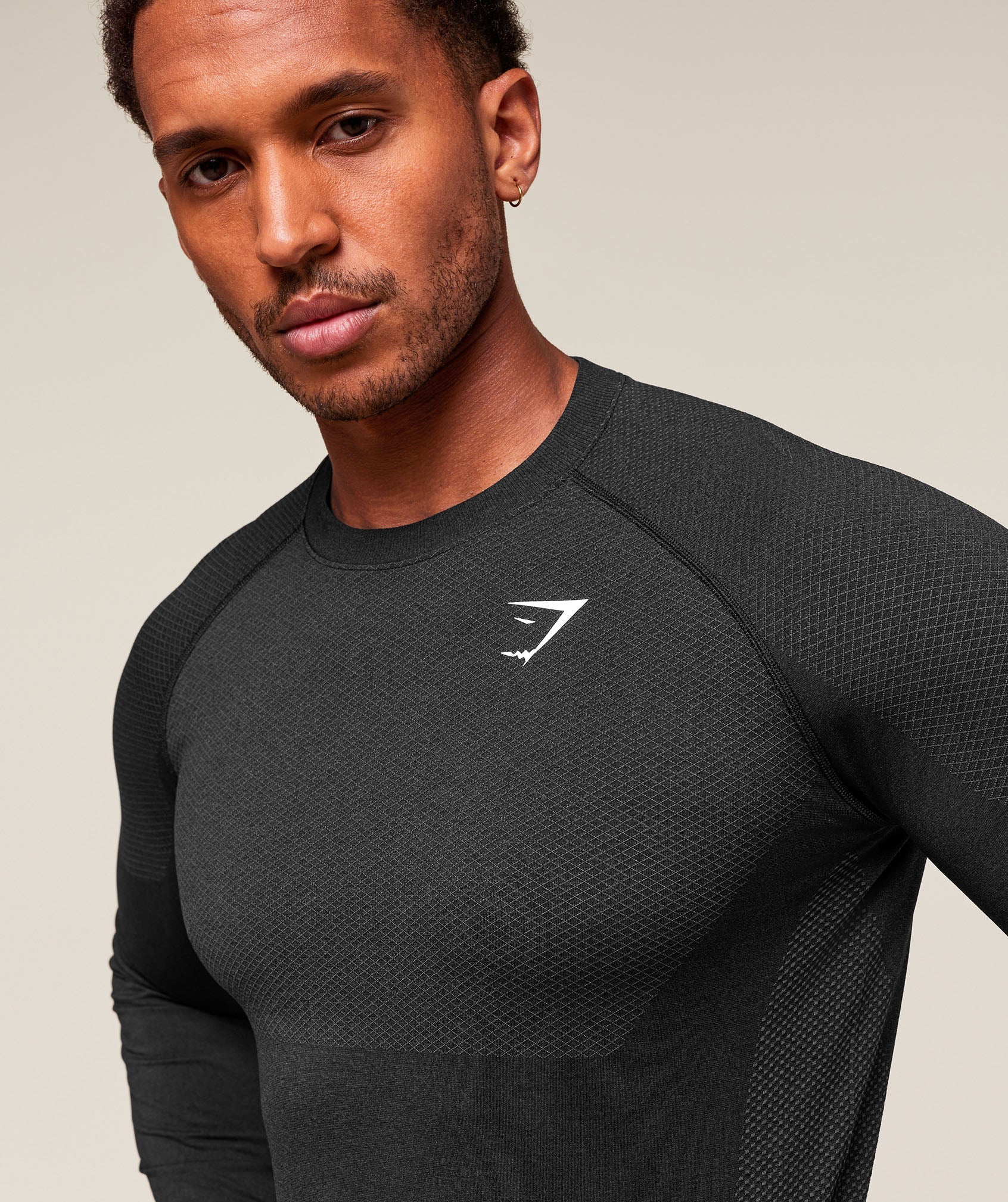 Vital Long Sleeve T-Shirt - Black/Silhouette Grey — imagem 4