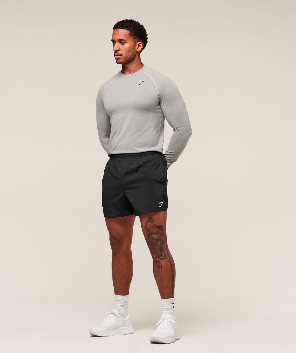Vital Long Sleeve T-Shirt - Light Grey/Smokey Grey — imagem 5