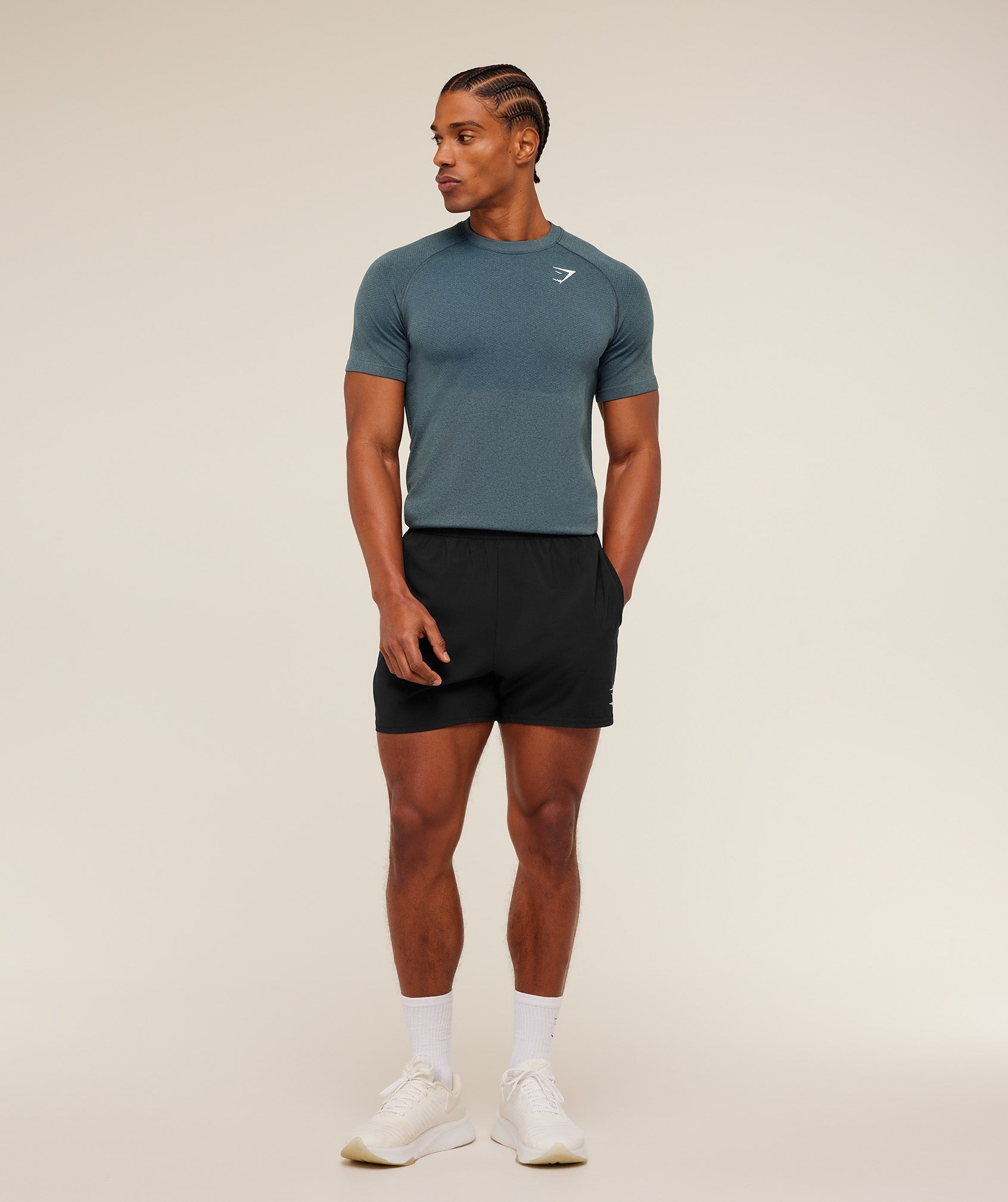 Vital Seamless T-Shirt - Iron Blue /  Stealth Blue — imagem 6