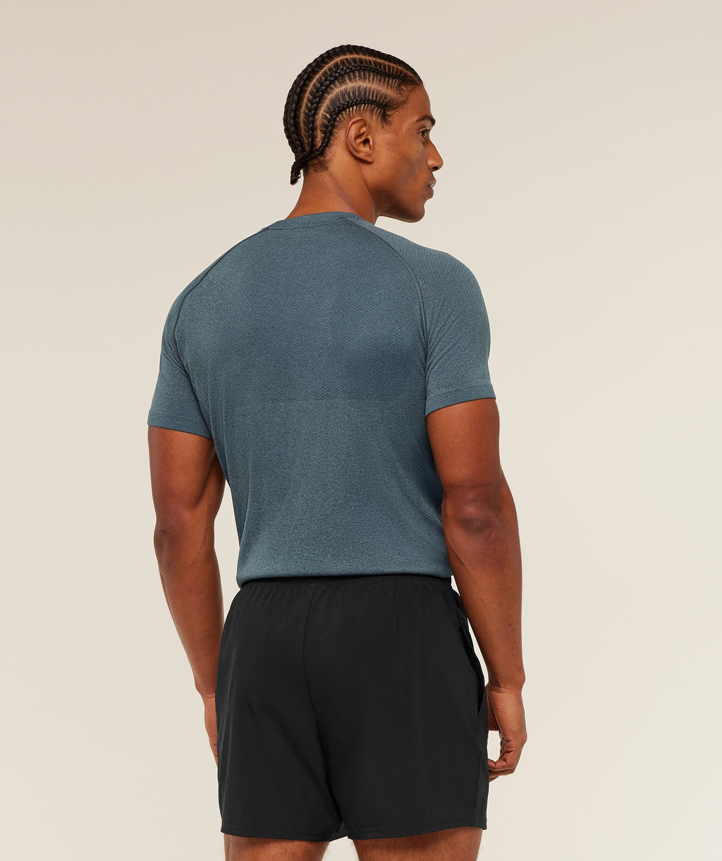 Vital Seamless T-Shirt - Iron Blue /  Stealth Blue — imagem 2