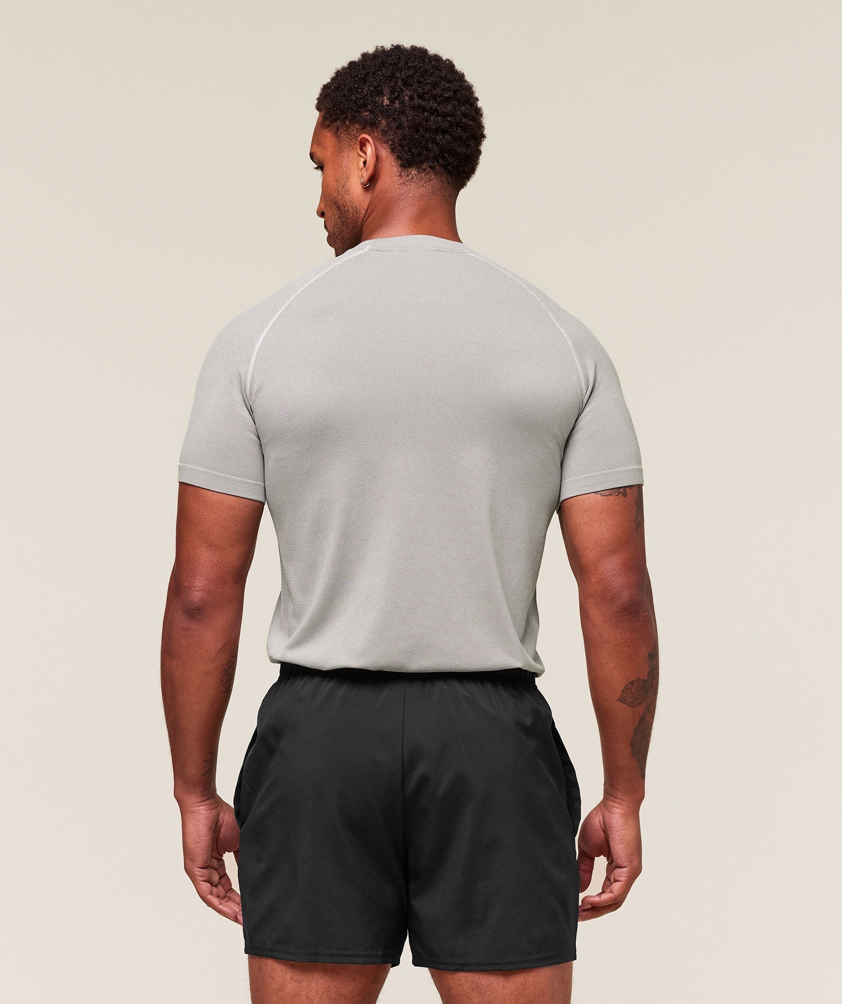 Vital Seamless T-Shirt - Light Grey/Smokey Grey — imagem 2