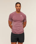 Vital Seamless T-Shirt - White/Port — imagem 1