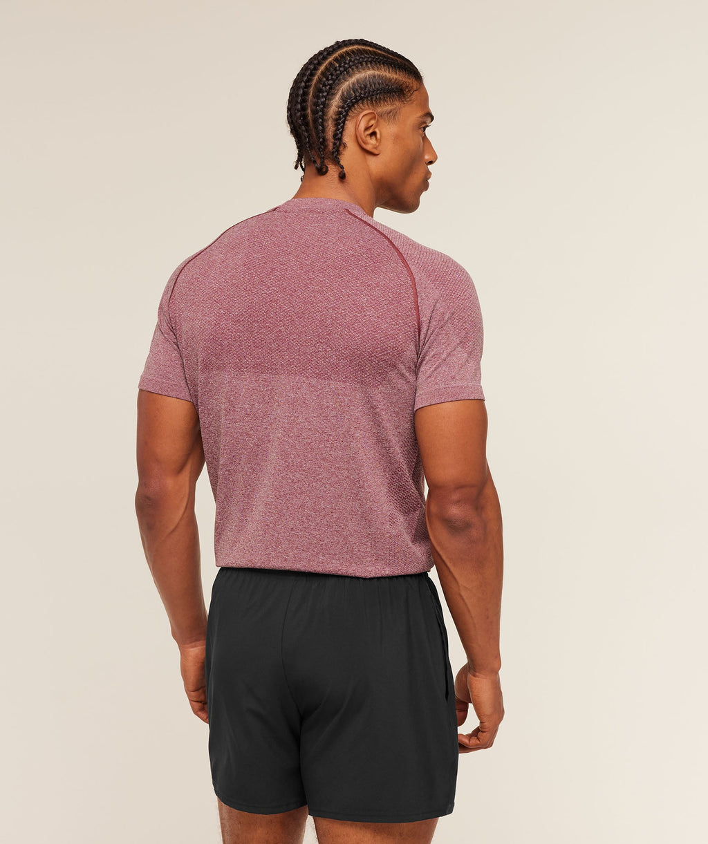 Vital Seamless T-Shirt - White/Port — imagem 2