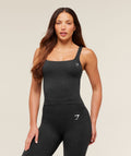 Vital Tank With Shelf - Black Marl — imagem 1