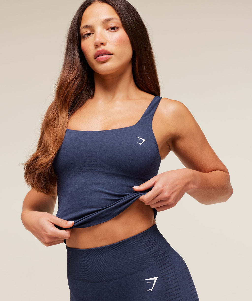 Vital Tank With Shelf - Heavy Blue/Marl — imagem 7