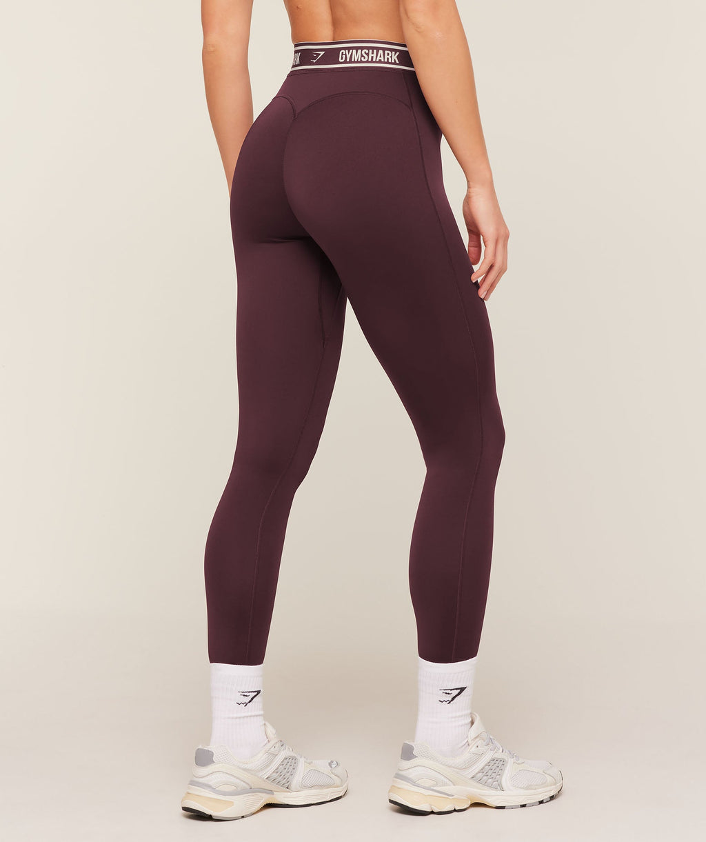 Waistband Logo Leggings - Cherry Purple — imagem 2
