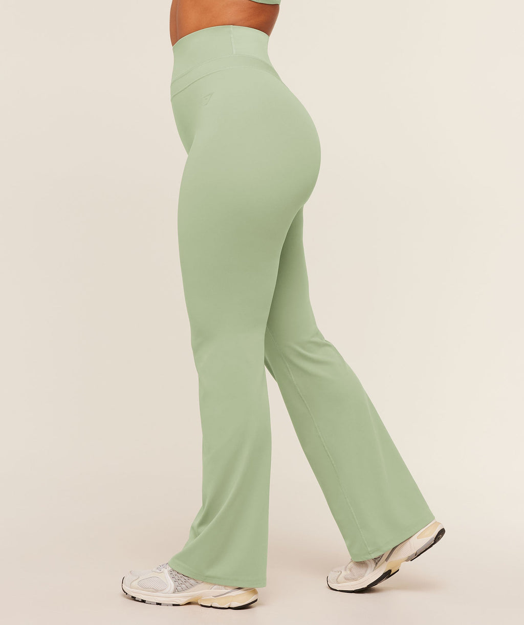 Whitney Regular Flared Legging - Haze Green — imagem 3