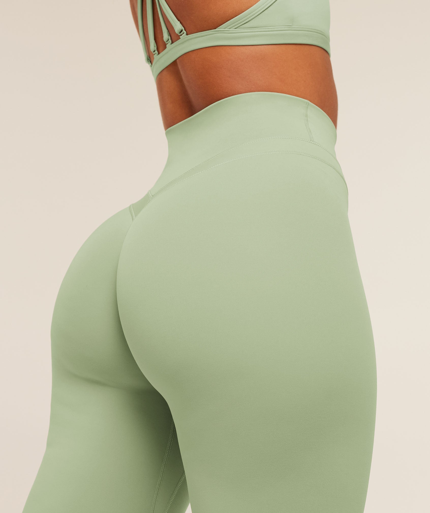 Whitney Regular Flared Legging - Haze Green — imagem 4