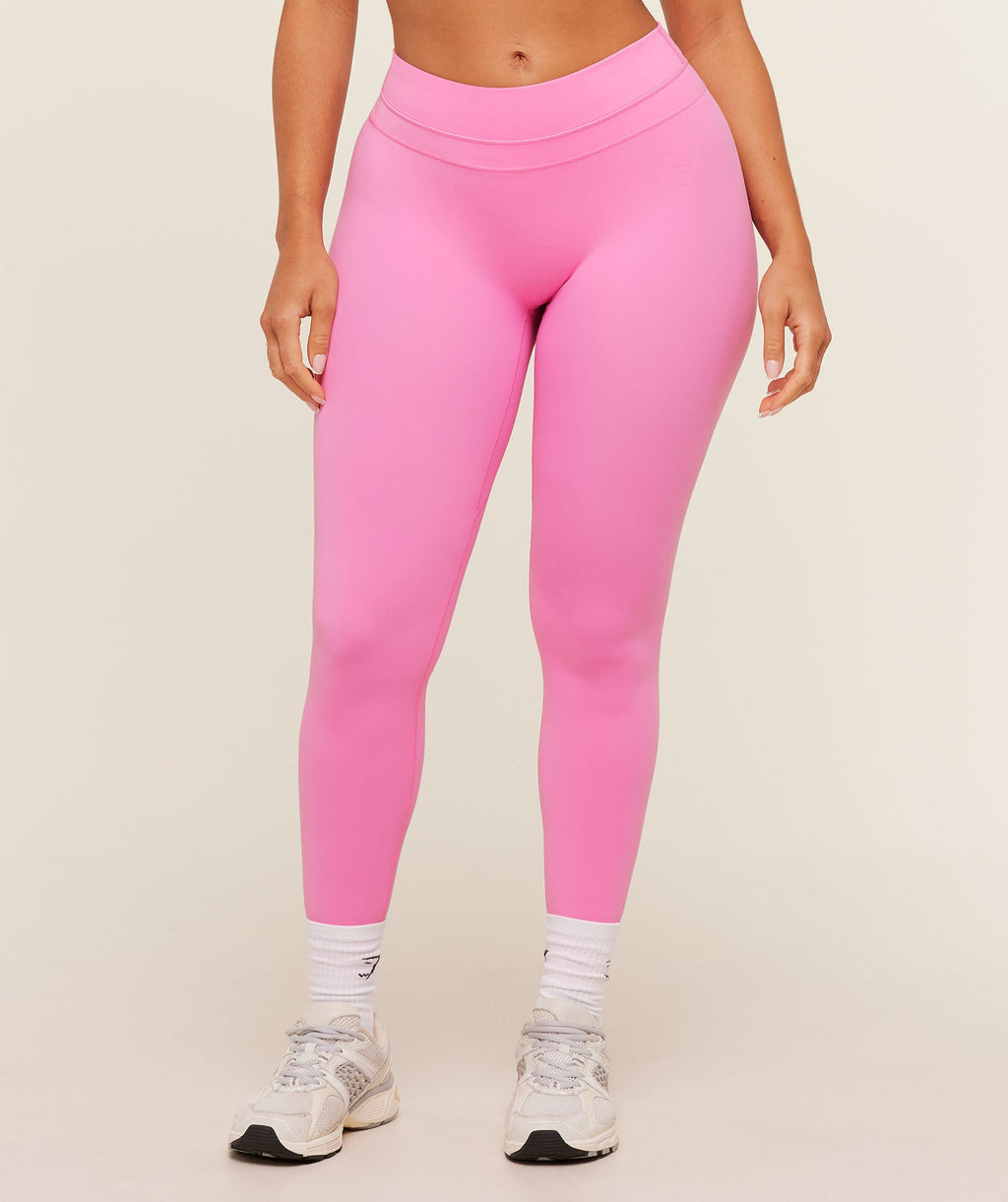 Whitney Mid-High Rise Leggings - Focus Pink — imagem 1