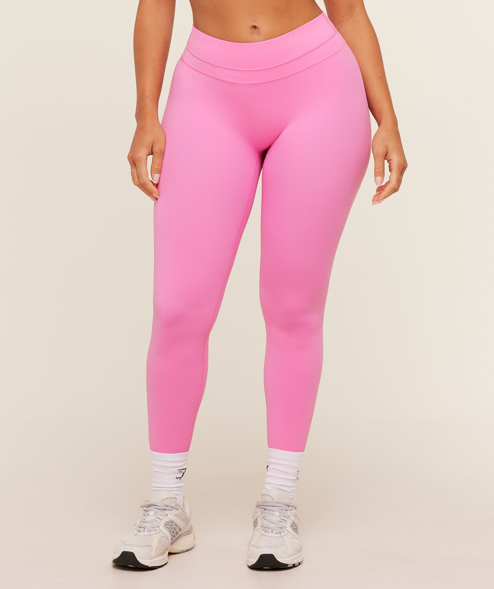 Whitney Mid-High Rise Leggings - Focus Pink — imagem 1