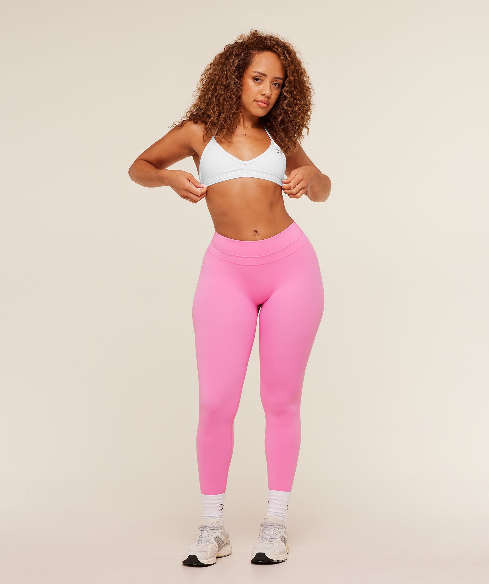 Whitney Mid-High Rise Leggings - Focus Pink — imagem 10