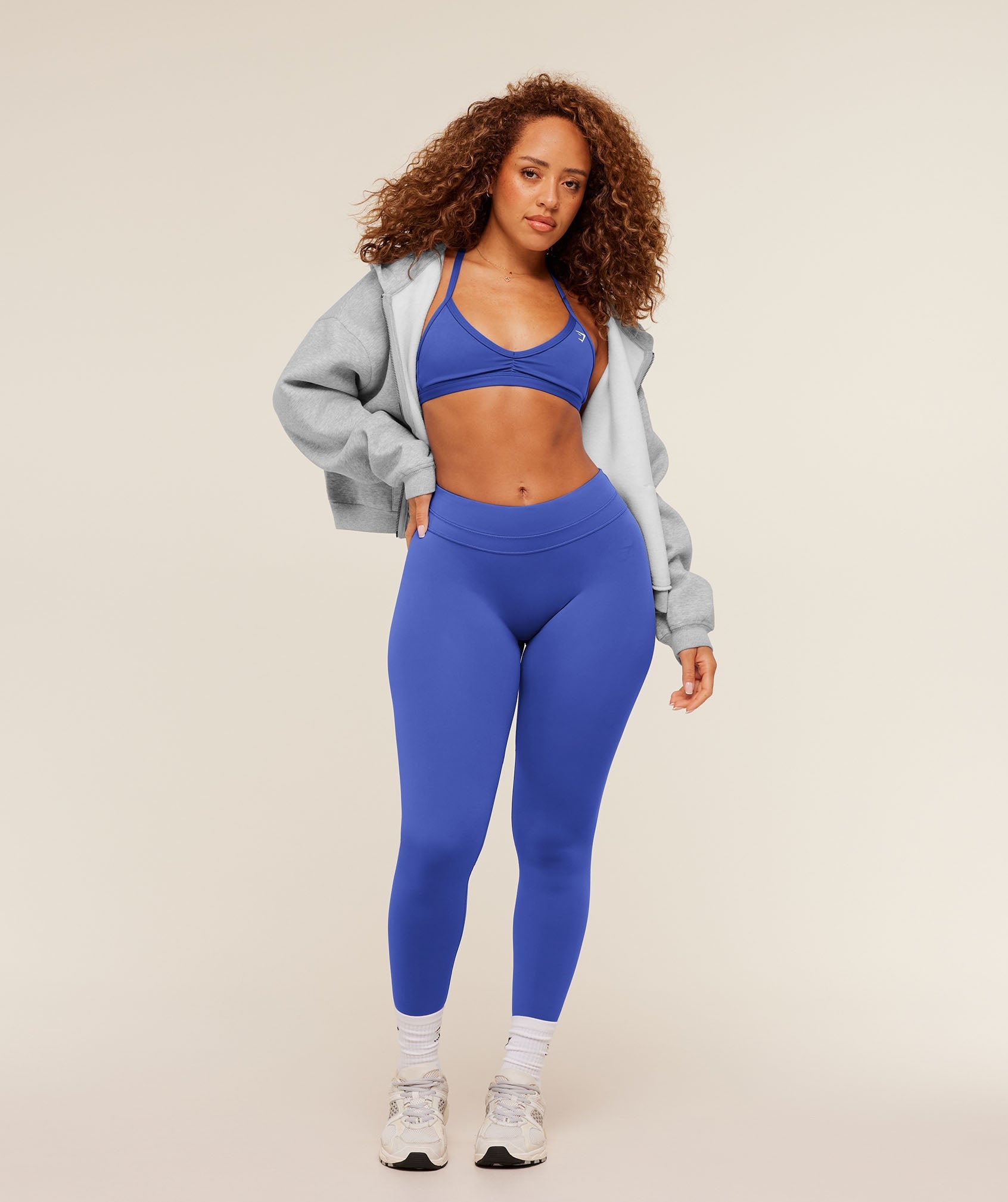 Whitney Mid-High Rise Leggings - Force Blue — imagem 8