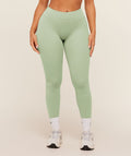 Whitney Mid-High Rise Leggings - Haze Green — imagem 1