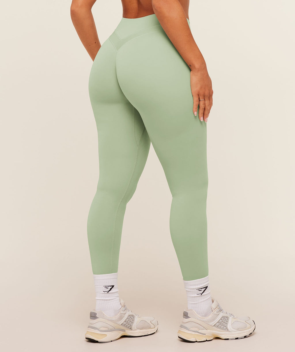 Whitney Mid-High Rise Leggings - Haze Green — imagem 4