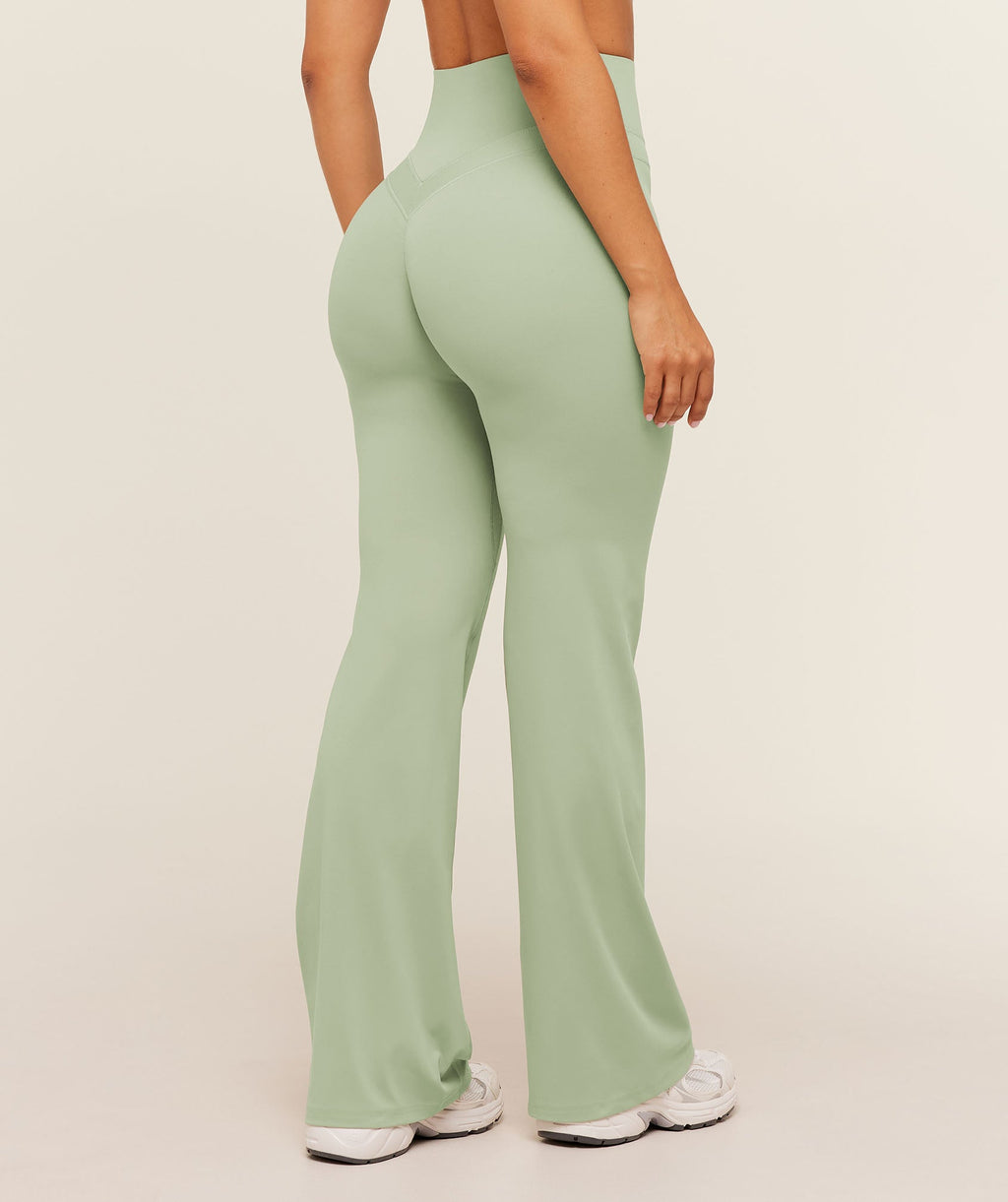 Whitney Short Flared Legging - Haze Green — imagem 2