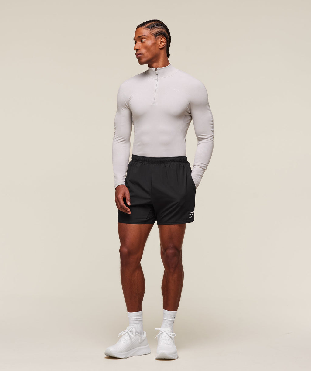 everywear Warp Knit 1/4 Zip - Tame Grey — imagem 3