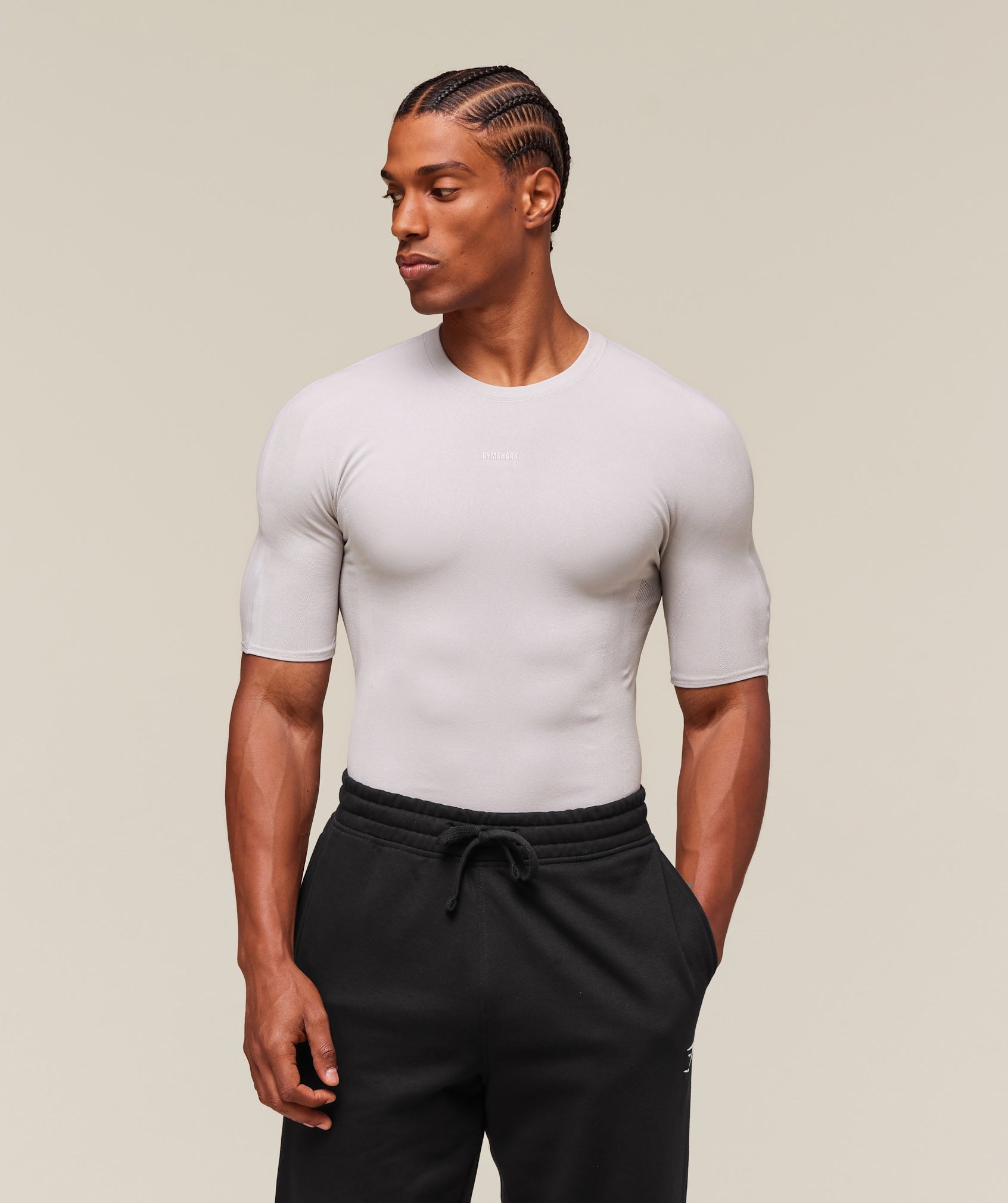 everywear Warp Knit T-Shirt - Tame Grey — imagem 1