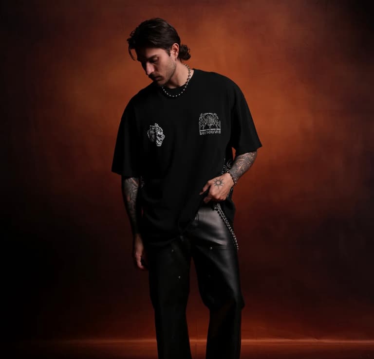 Camiseta Darc Sport BROLY // WOLVES PREMIUM OVERSIZED TEE - BLACK