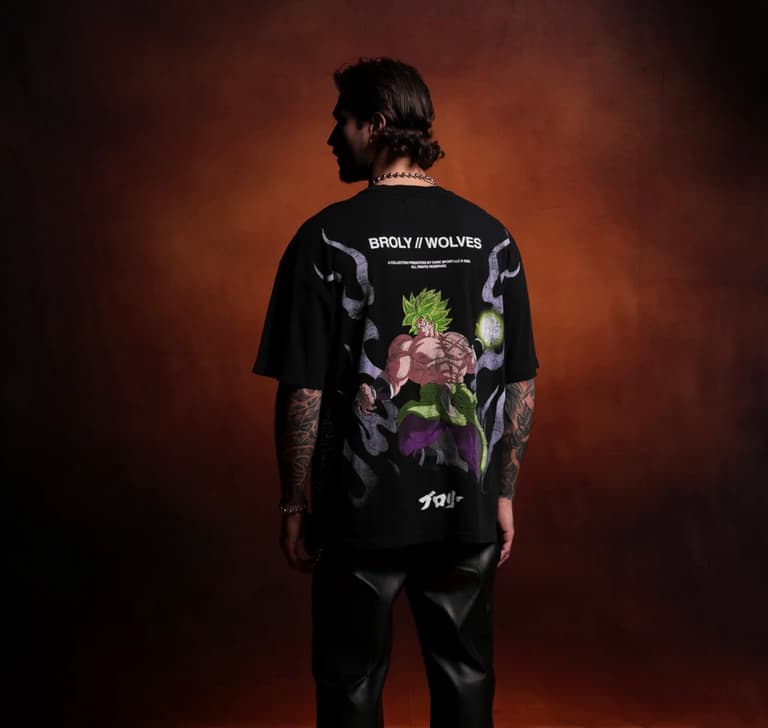 Camiseta Darc Sport BROLY // WOLVES PREMIUM OVERSIZED TEE - BLACK